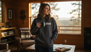 Hoodie cabin lifestyle - alternate