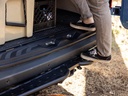 Sprinter rear tube step - traction surface