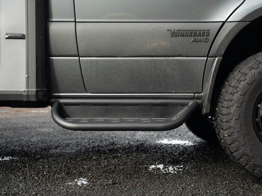 Winnebago EKKO Sprinter side steps - side view