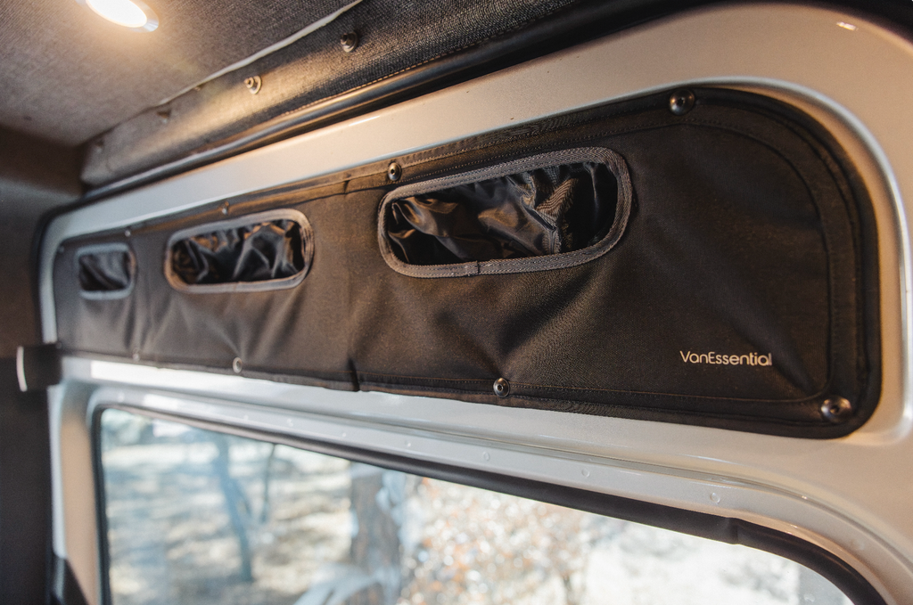 VanEssential - Mercedes Sprinter Upper Sliding Door Storage Panel - image 2