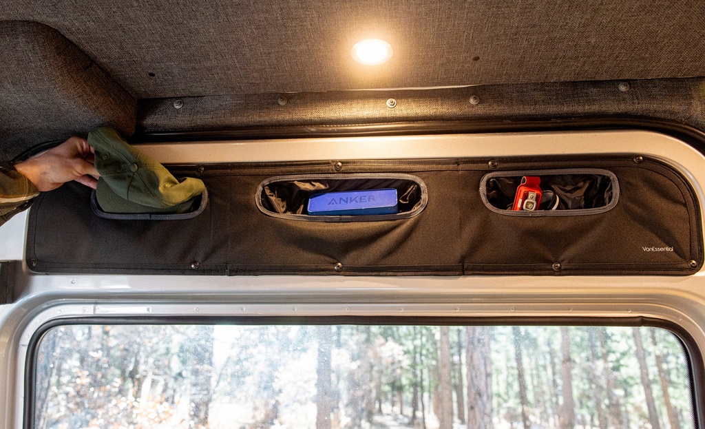 VanEssential - Mercedes Sprinter Upper Sliding Door Storage Panel - image 4