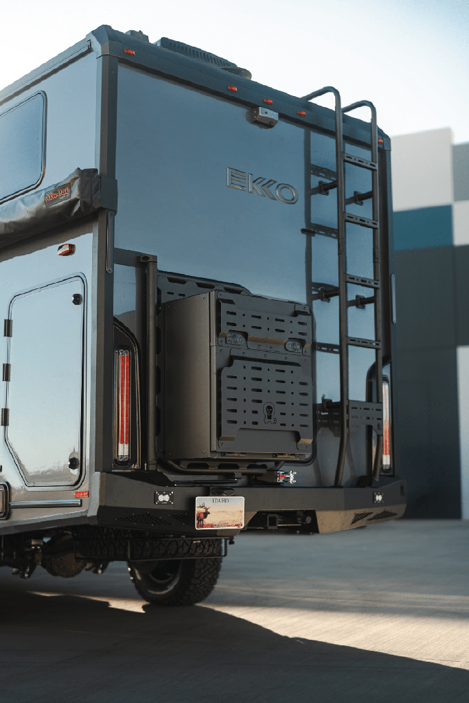 Owl Teton rear carrier system for Winnebago EKKO Sprinter 23B