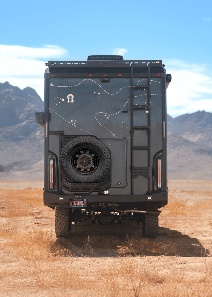 Owl Teton rear carrier system for Winnebago EKKO Sprinter 23B