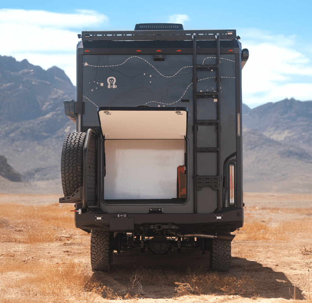 Owl Teton rear carrier system for Winnebago EKKO Sprinter 23B