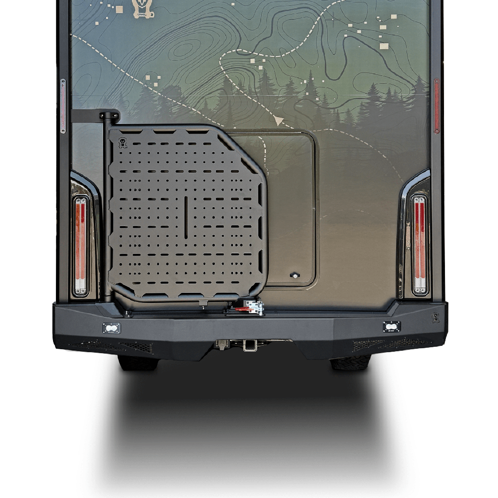 Owl Teton rear carrier system for Winnebago EKKO Sprinter 23B