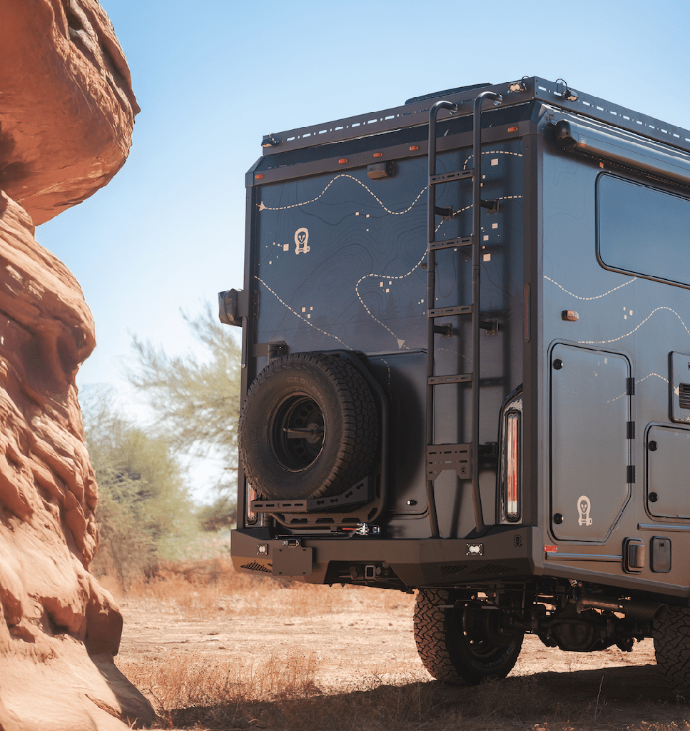 Owl Teton rear carrier system for Winnebago EKKO Sprinter 23B