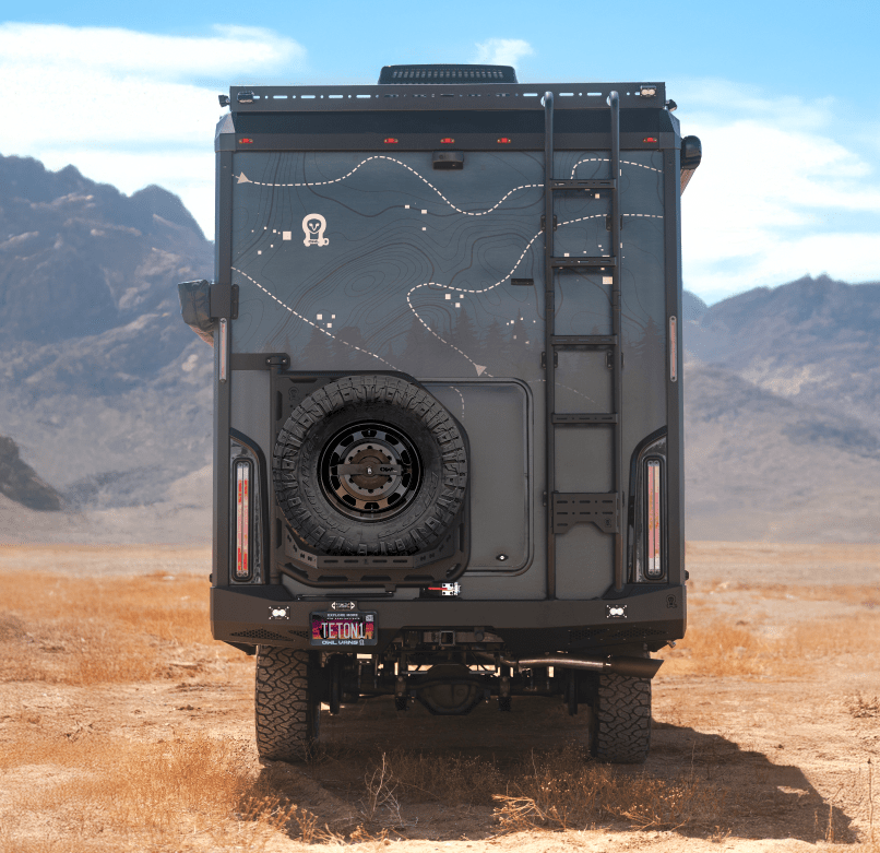 Owl Teton rear carrier system for Winnebago EKKO Sprinter 23B