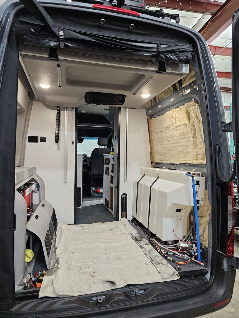Sound Mat + Insulation (Passenger Side Garage Wall) | Winnebago Revel