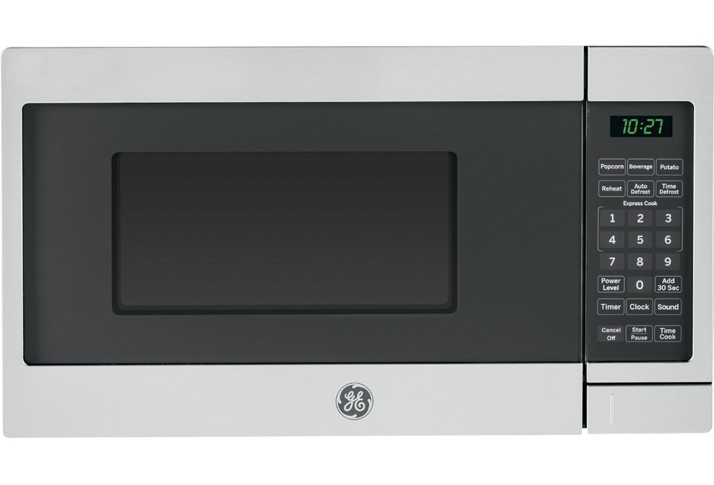 GE - Microwave Oven (0.7 Cu. Ft., 700 Watts, Stainless Steel)