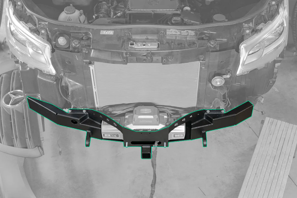 Van Compass - Front Winch Mount w/ Bull Bar | 19+ Sprinter