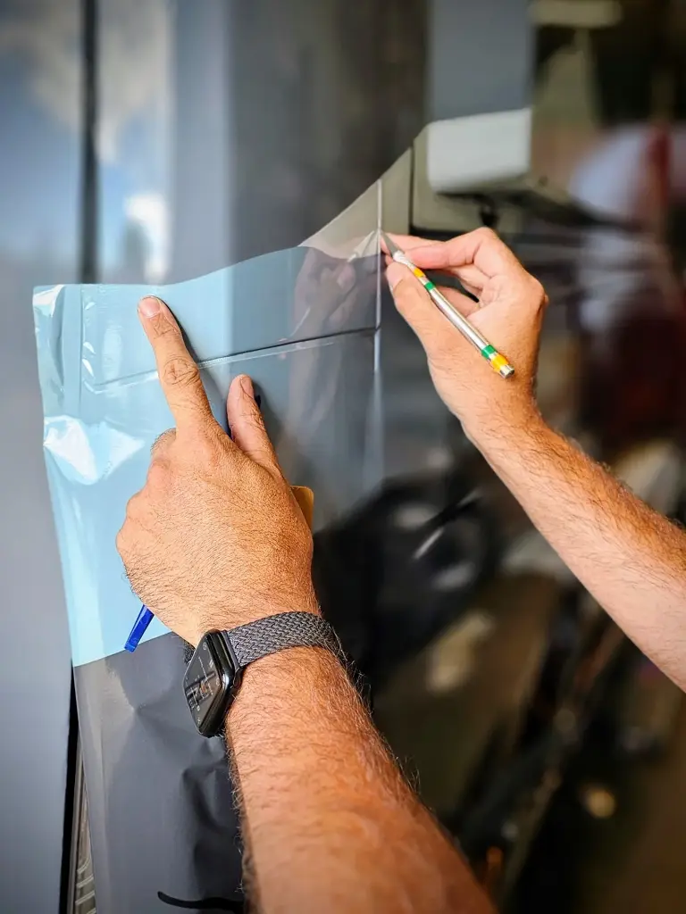 Labor - Professional Installation of Vinyl Vehicle Graphics (Both Lower Rear Door Sections) | Sprinter