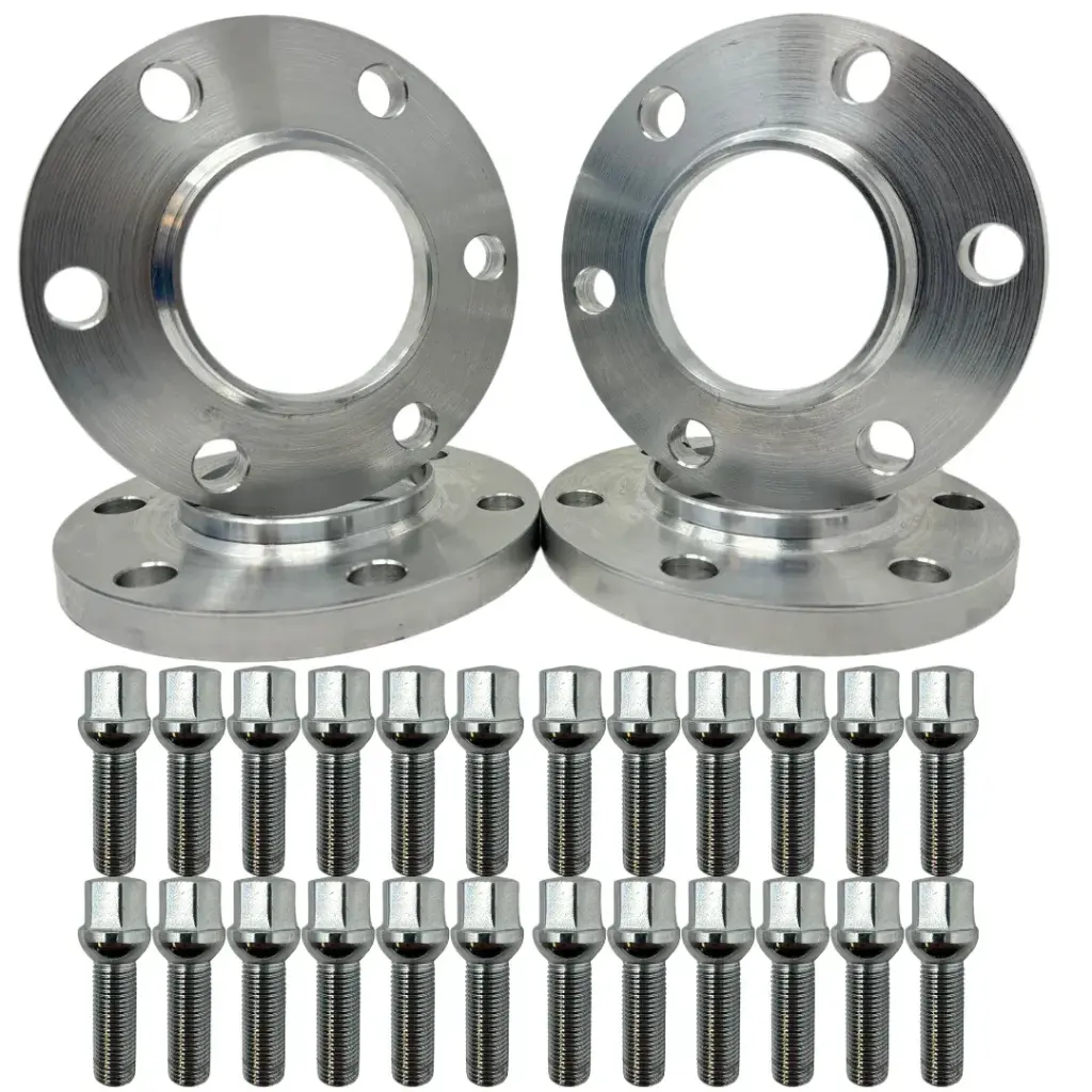 15mm Billet Aluminum Hub Centric Wheel Spacers With Extended Lug Bolts 6x130 (Set of 4, with 14x1.5 ET Bolts) | 15+ Sprinter (Non-Dually)