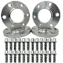 15mm Billet Aluminum Hub Centric Wheel Spacers With Extended Lug Bolts 6x130 (Set of 4, with 14x1.5 ET Bolts) | 15+ Sprinter (Non-Dually)