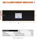 Facon - 12V RV Holding Tank Heater Pad with Automatic Thermostat Control (2-Pack, 7.25" x 25")