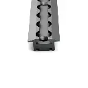 VanEssential - Floor L-Track (95", 2-Pack, Recessed Deep Venture Series, Charcoal Gray)
