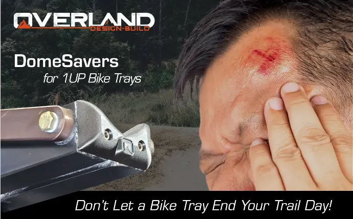 ODB - DomeSaver End Caps for 1UP Bike Tray (2-Pack)