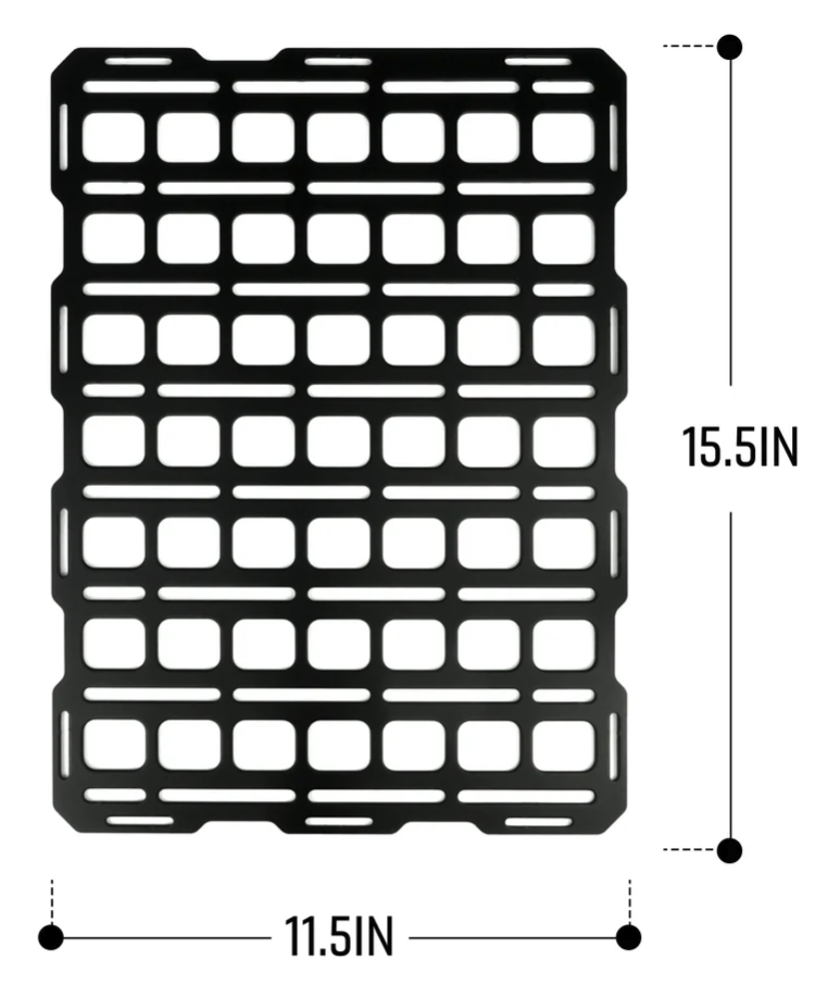 Tech Plate - 11.5 x 15.5" Universal MOLLE Mounting Panel