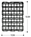 Tech Plate - 11.5 x 15.5" Universal MOLLE Mounting Panel
