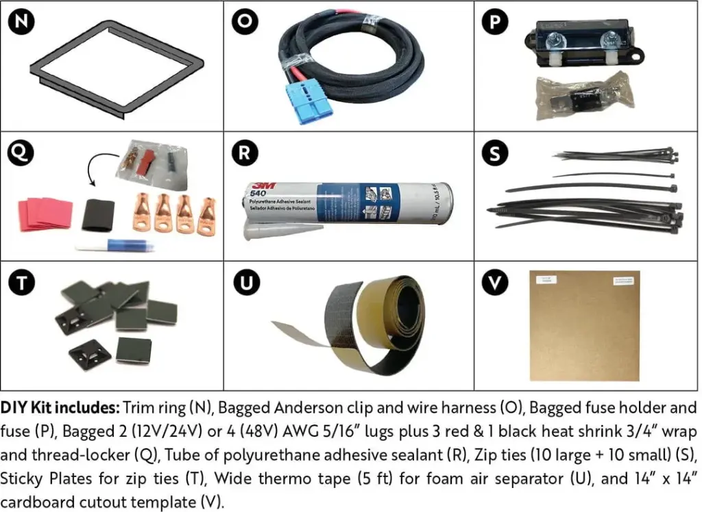 Nomadic Cooling - X3 DIY Install Kit (12V)