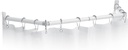 Extend-A-Shower Articulating Shower Rod (White)