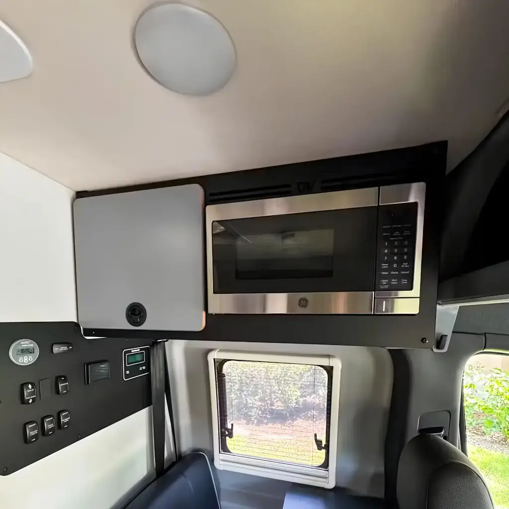 Canyon Adventure Vans - Microwave Overhead Cabinet Kit | 2021-2024 Revel