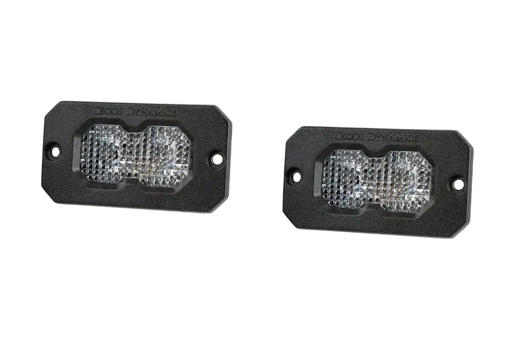 Diode Dynamics - C2 2.0 White Sport Flush Mount LED Pod (PAIR) 