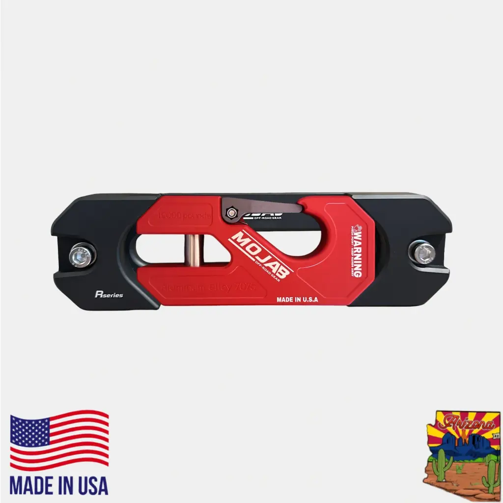 Mojab Offroad - Aluminum Recessed Winch Shackle with Fairlead Kit (Closed Latch)