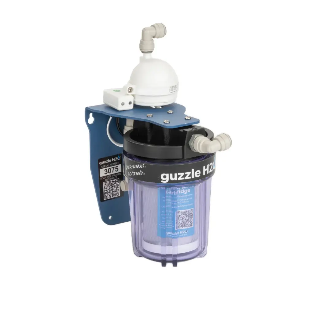 Guzzle H2O - Stealth 5 Built-In Water Filtration & Purification System 