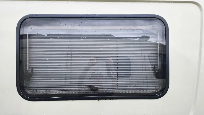 OEM - Passenger Side Sliding Door Window Assembly (Take-Off) | Winnebago Revel