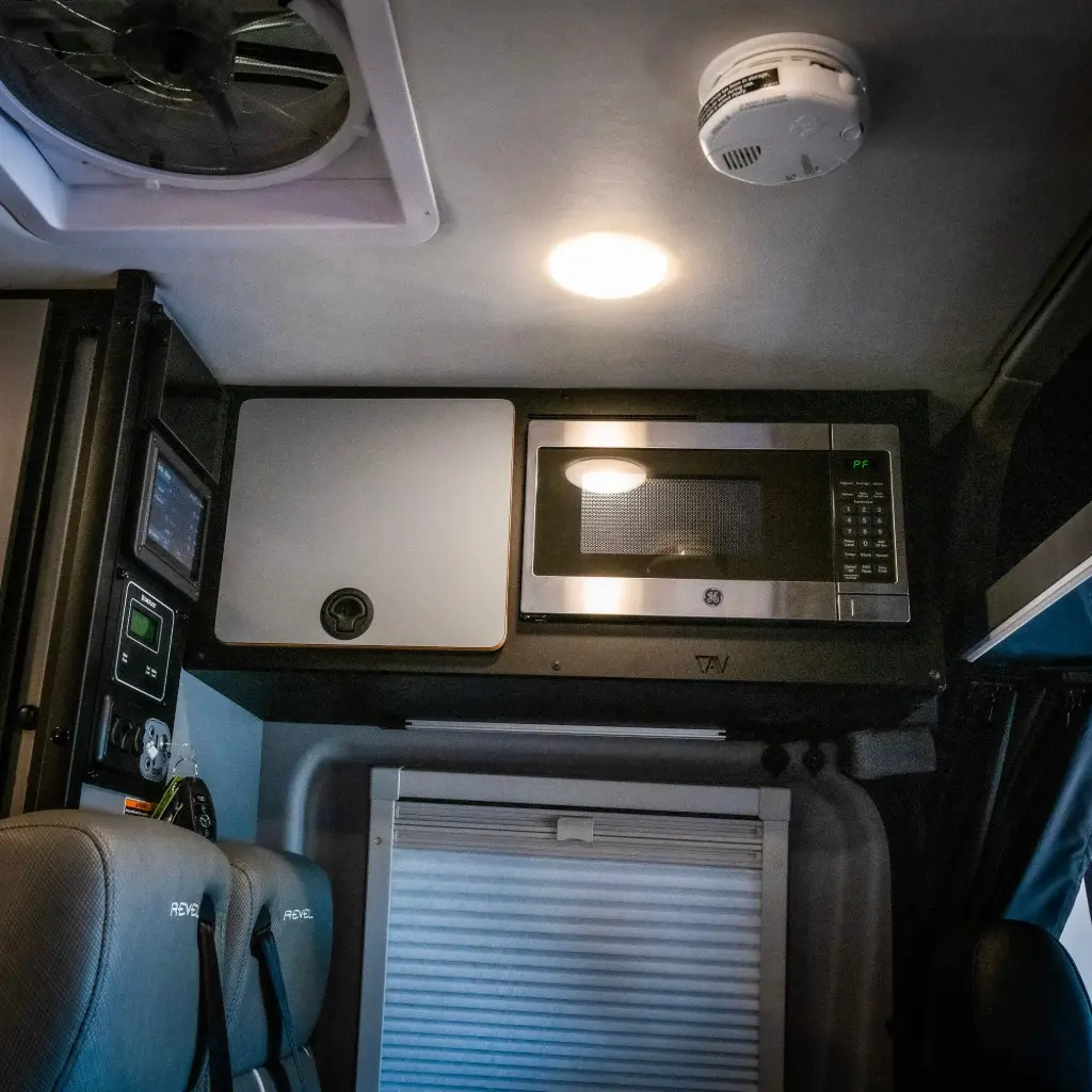 Canyon Adventure Vans - Microwave Overhead Cabinet Kit | 2025+ Winnebago Revel (44E)