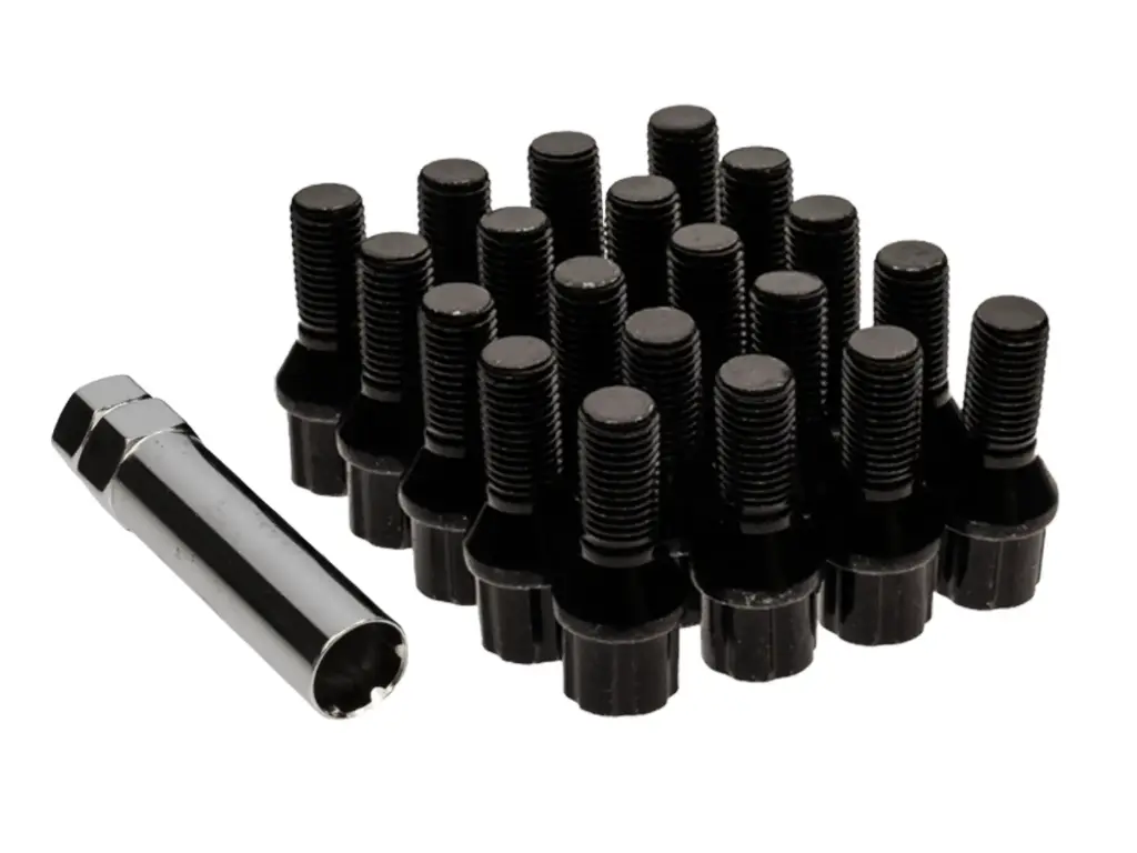 Security-keyed Spline-Drive Lug Bolts for Aftermarket Alloy Wheels (6)