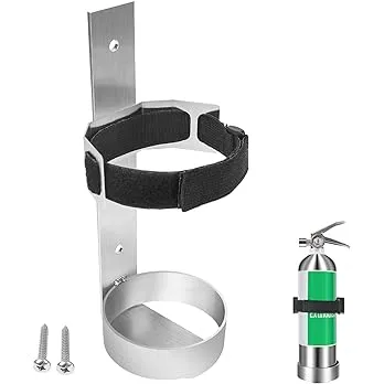 [B0CP5SDJKM] Quick Release Stainless Steel Heavy Duty 2.5 lb Fire Extinguisher Mounting Bracket