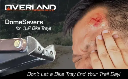 [ODB_1UP-DS-2PK] ODB - DomeSavers™ End Caps for 1UP Bike Tray (2-Pack)