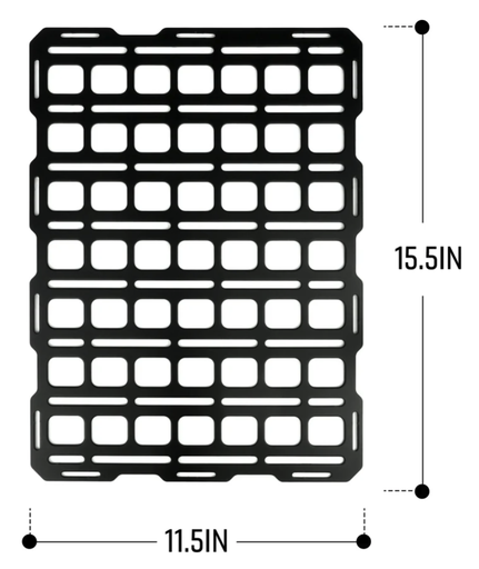 [BR_201012] Tech Plate - 11.5 x 15.5" Universal MOLLE Mounting Panel