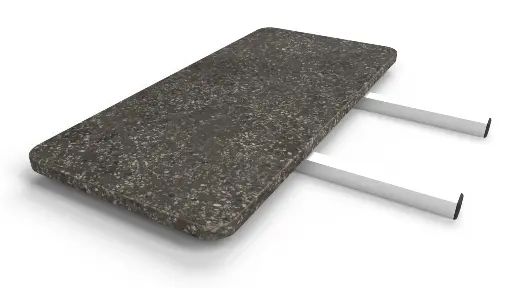 [ODB_REV-G2-QCT-EXT-V01] ODB - Quartz Kitchen Countertop Extension (Manhattan Grey, 1.5CM) | 21+ Revel