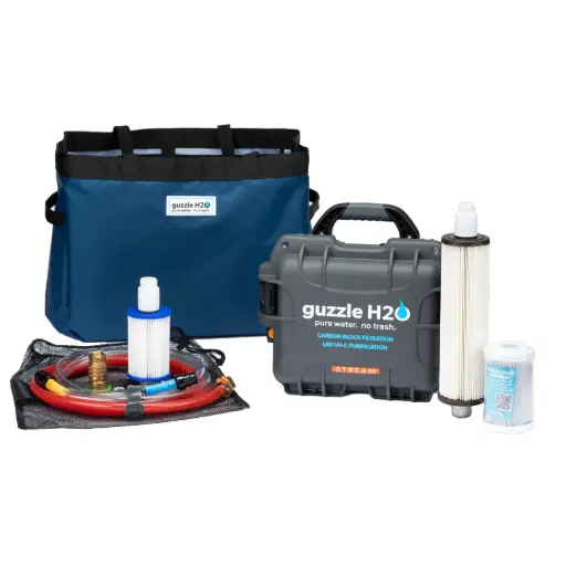 Guzzle H2O - Backcountry Bundle (Ultimate Portable Water Purification & Filtration System)