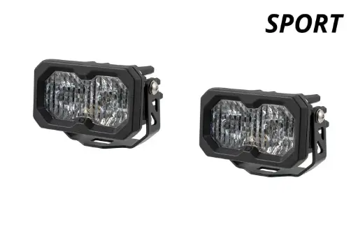 Diode Dynamics - C2 2.0 SAE/DOT White Sport Standard LED Pods (PAIR)