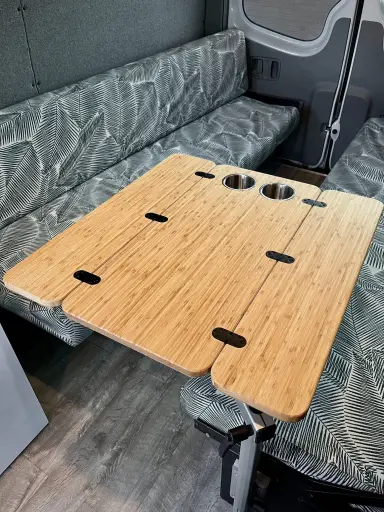 [WEO_TABLE-ELITE-34-BAM] Weekender Outdoors - The Elite Bamboo Table 3/4" Thick For Camper Vans and RVs