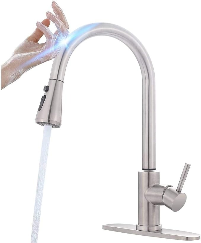 Touch-Activated Multi-Function Kitchen Faucet | Overland Design-Build