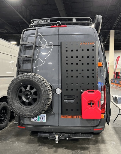 [AVA_LTC-VS30-2500] Avatar Offroad - Ladder + Tire Carrier (Driver Side) | 19+ Sprinter 