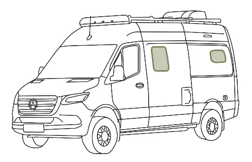 VanEssential - REVEL Window Inserts (3 Piece Set)