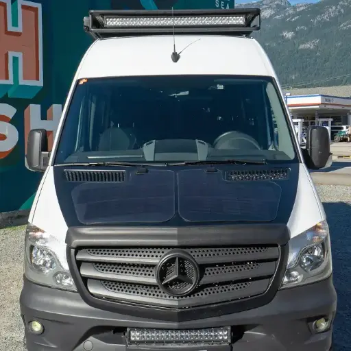 [CAS-00384] Cascadia 4x4 - Hood Solar Panels (80 Watt) | 06-18 Sprinter