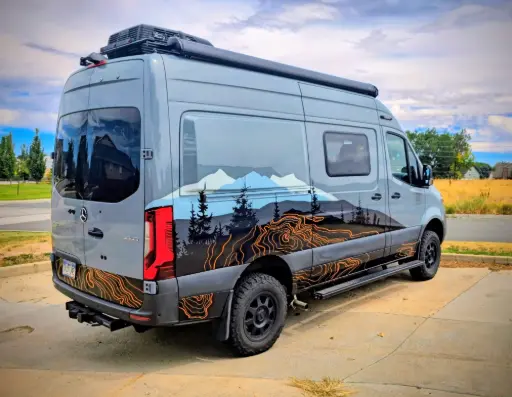 Vehicle Wrap — Custom, Full | Sprinter (High-Roof, 144"WB)