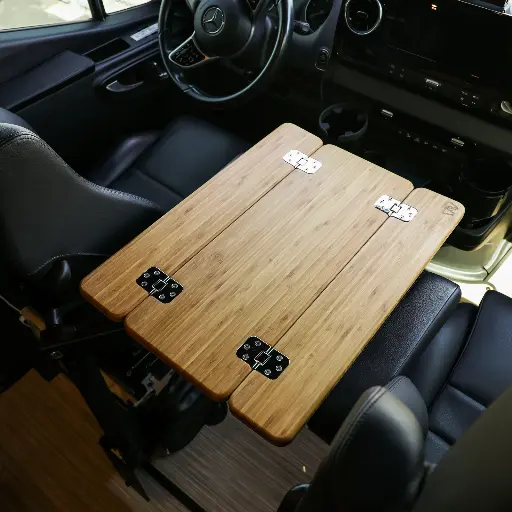 [CAV36259] Canyon Adventure Vans - Mini Skinny Folding Table (Bamboo)