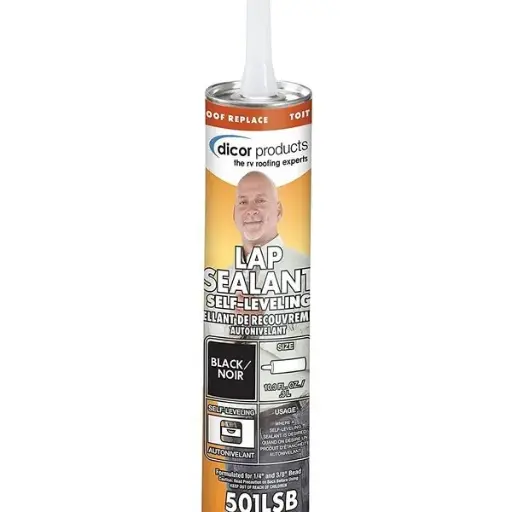 [DIC-00398] DICOR - Self-Leveling Lap Sealant (Black - 10.3 Oz)
