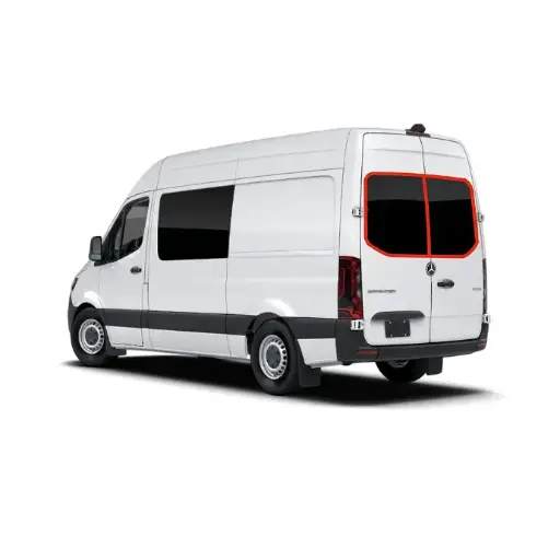 VanEssential - Rear Door Window Covers (Pair) | Sprinter